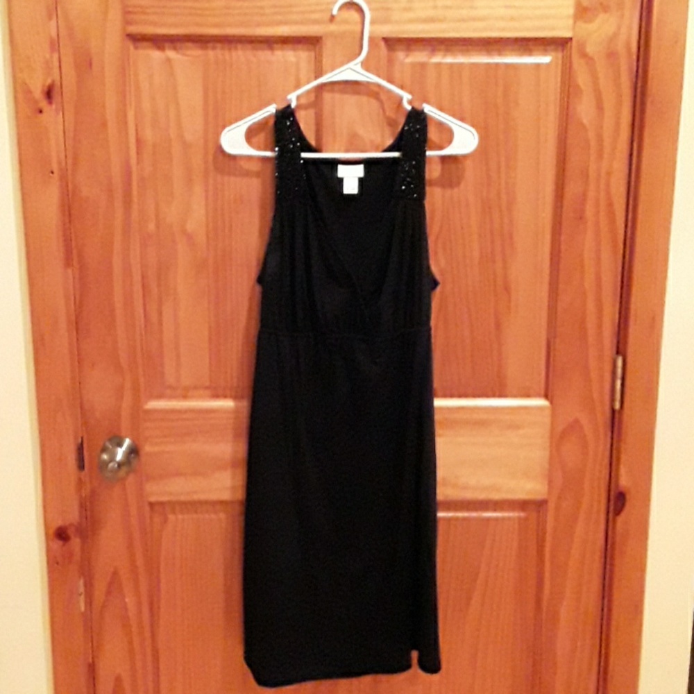 Motherhood Maternity black dress XL